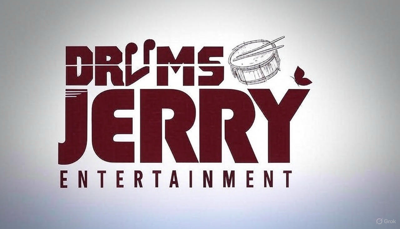 Drums Jerry Entertainment Logo